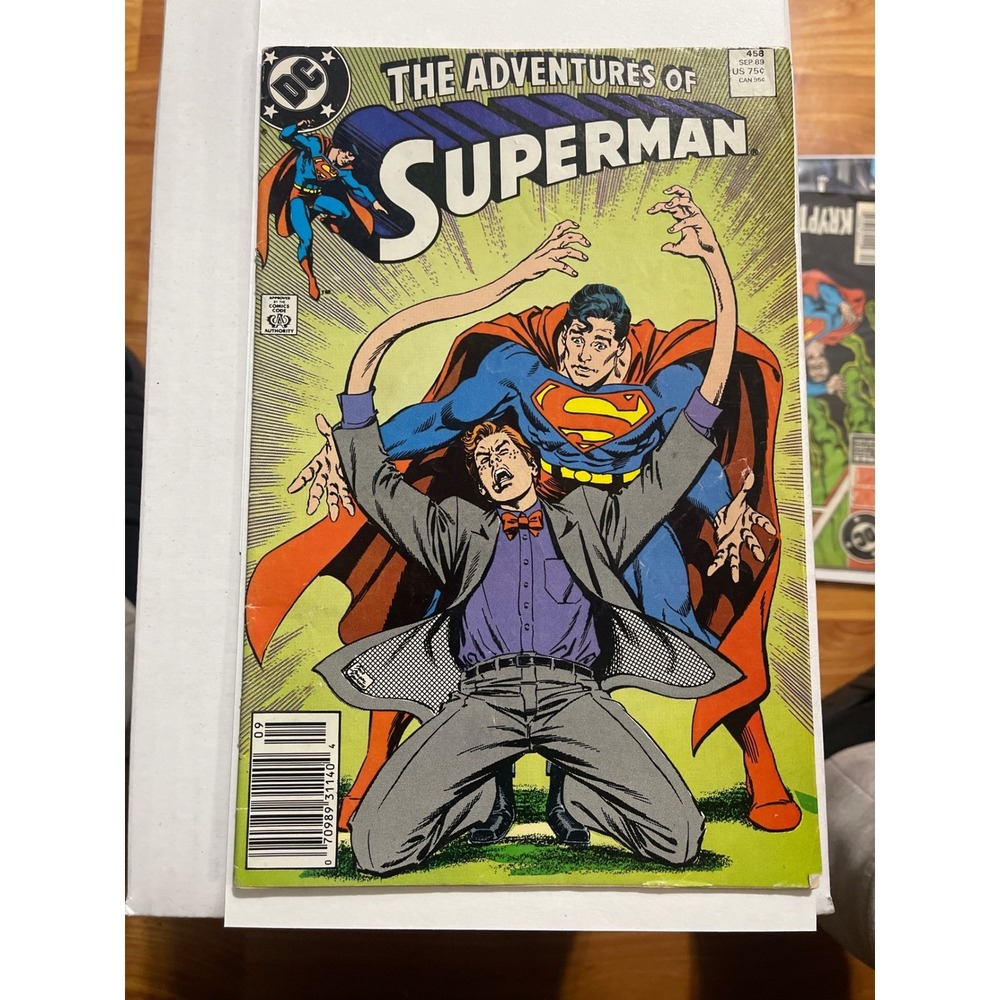 The Adventures of Superman Comic Book 1987 DC Comics Issue 454